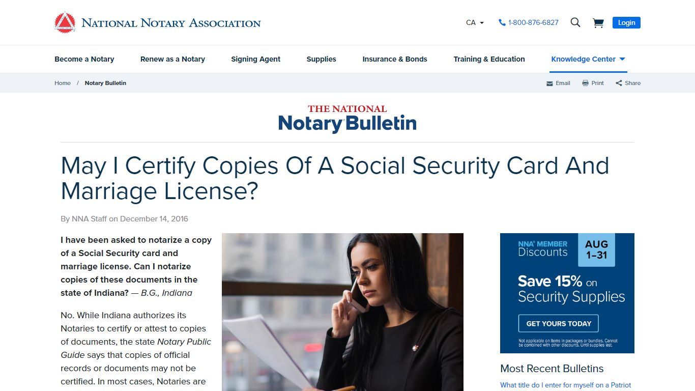 May I Certify Copies Of A Social Security Card And Marriage License?